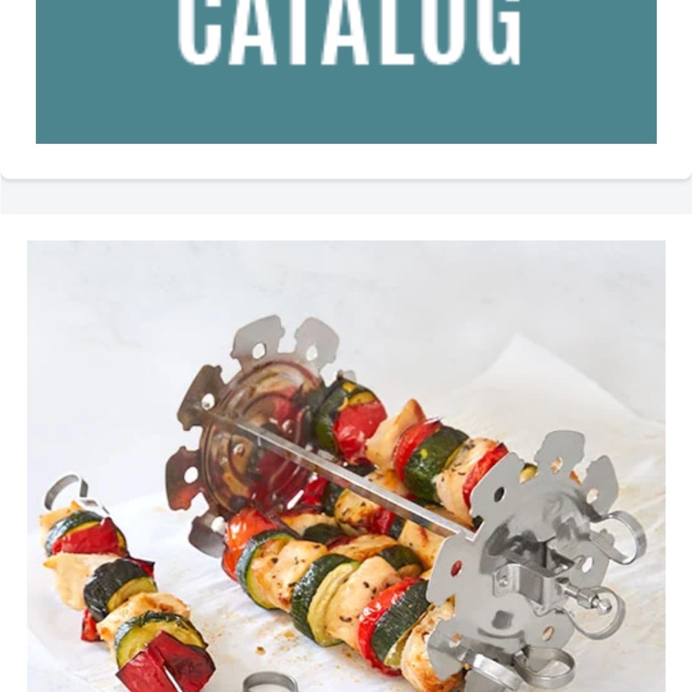 Pampered Chef Air Fryer Skewers